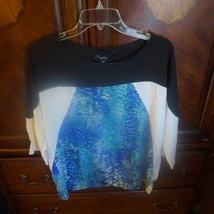 Gloria Vanderbilt Half Sleeve Blouse